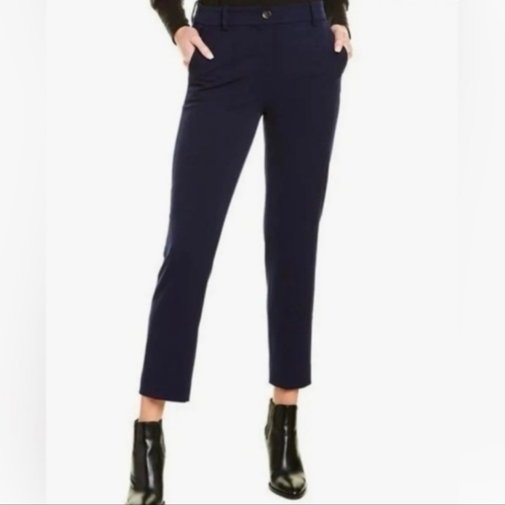 J. Crew Navy Blue Bi Stretch Slim Ankle Pants Size 8 NEW NWT